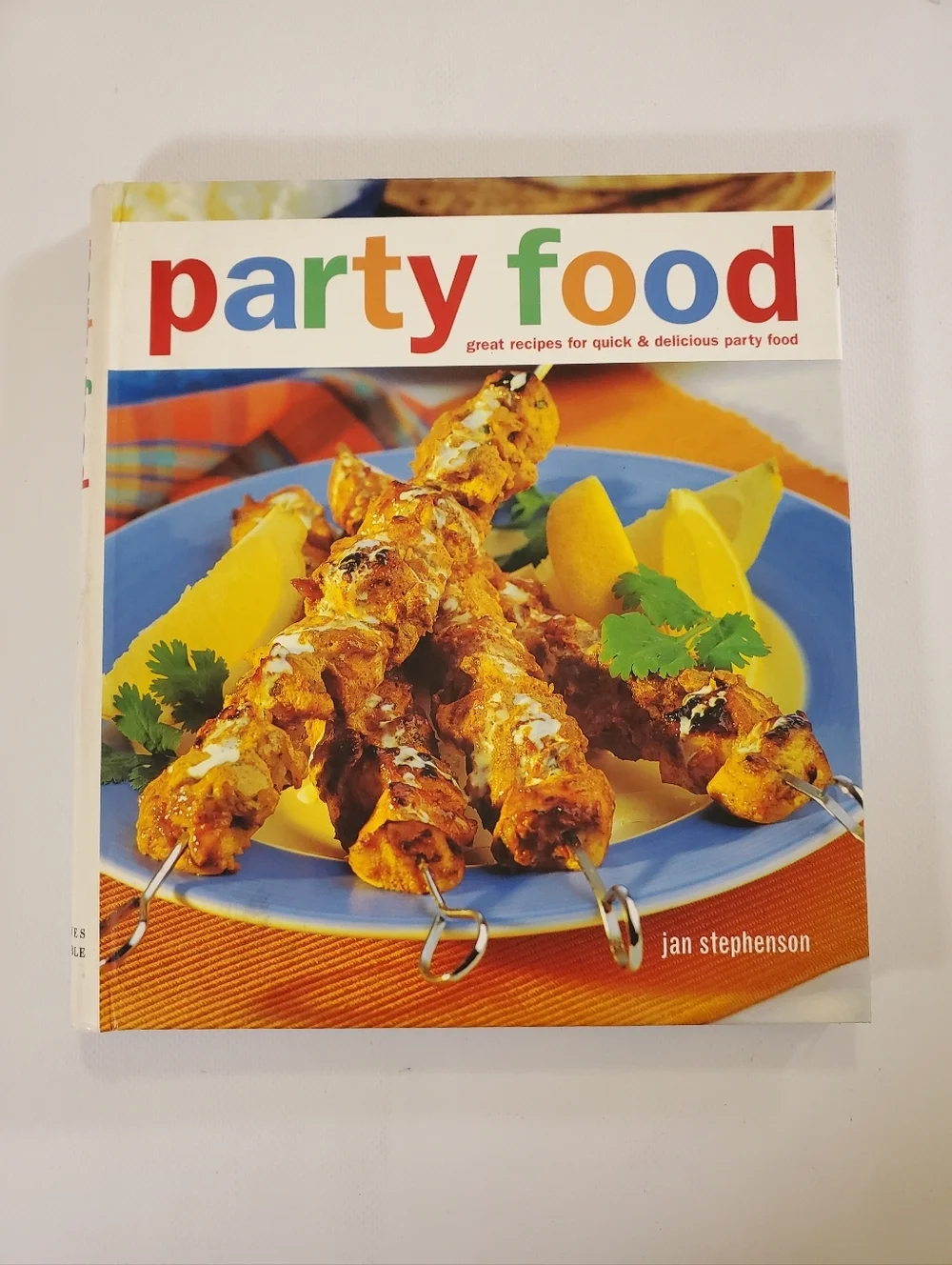 Party Food by Jan Stephenson Cookbook Quick Delicious Recipes Spiral Bound